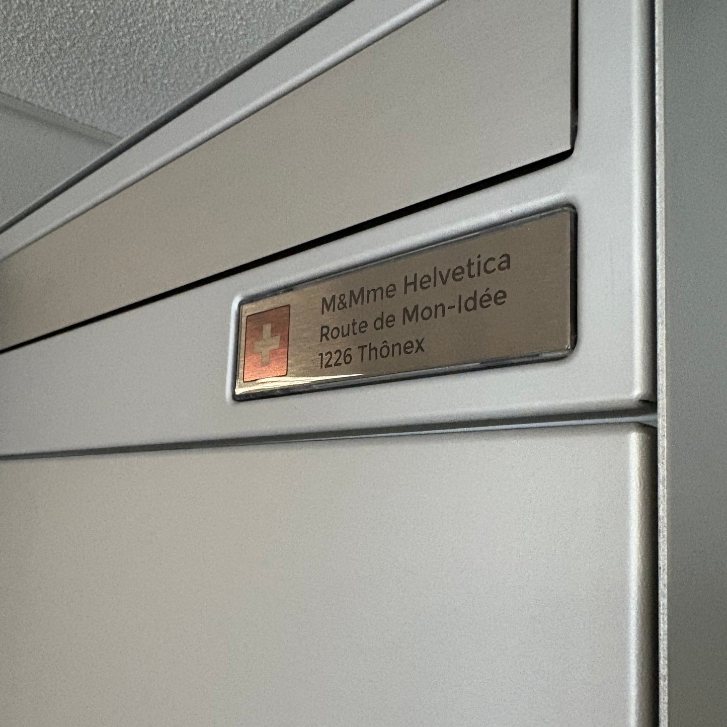 Plaque gravée personnalisée